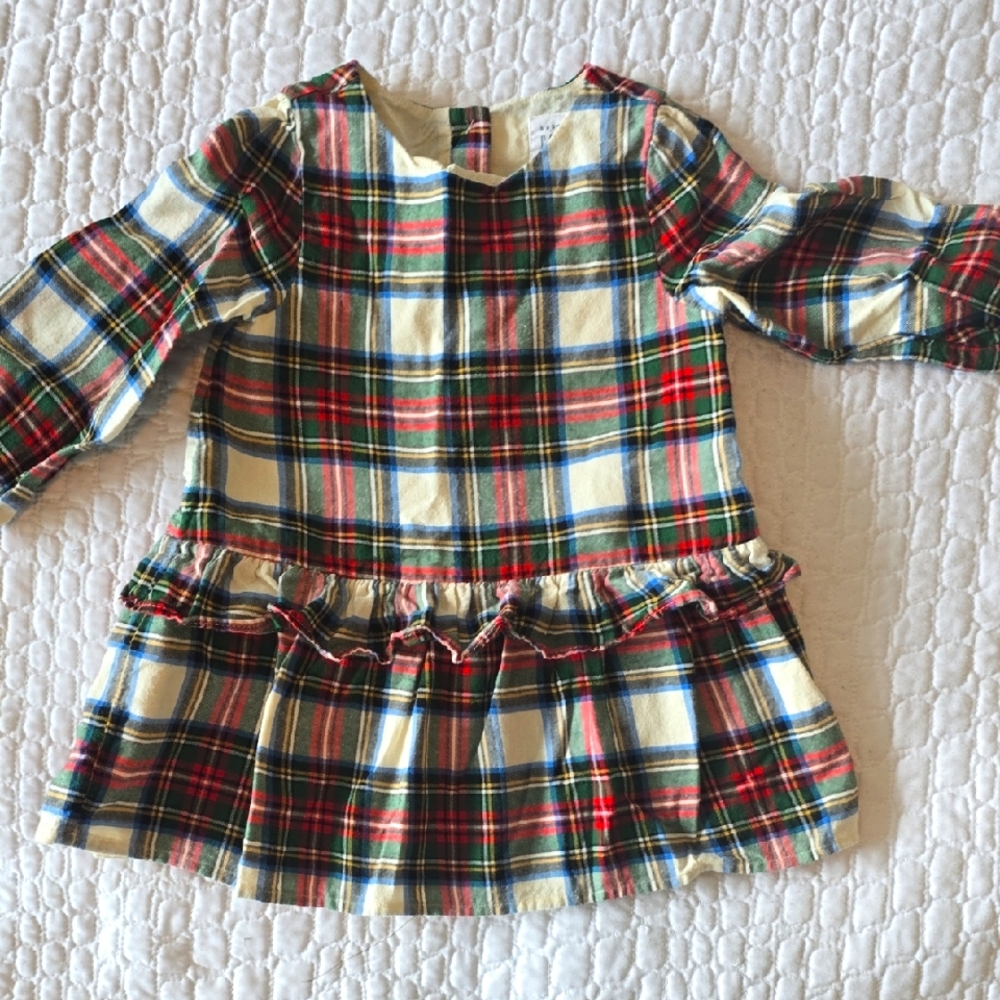 Baby Gap Plaid Holiday Dress